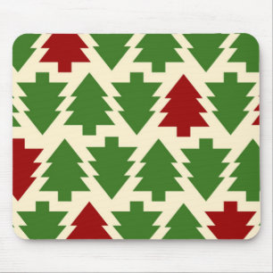 CHRISTMAS TREE PATTERN MOUSEPAD