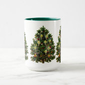 Christmas Tree Peace Love Hope Joy Party Tasse (Zentrum)