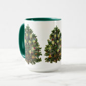 Christmas Tree Peace Love Hope Joy Party Tasse (Vorderseite Links)