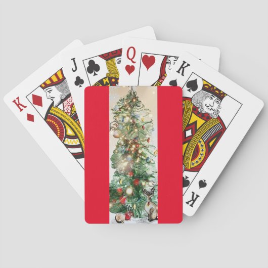 Christmas Tree Playing Cards Spielkarten (Rückseite)