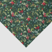 Christmas Tree Poinsettia Bobble Seidenpapier (Detail)