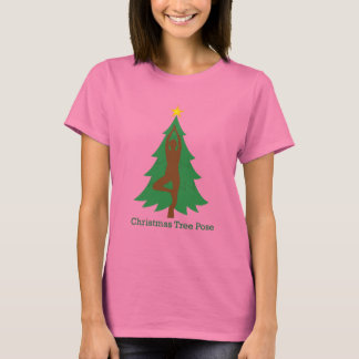 "Christmas Tree Pose" Tshirt