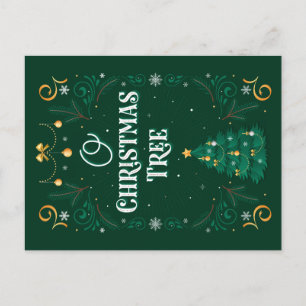 Christmas Tree Postcard Feiertagspostkarte