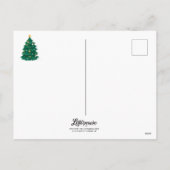 Christmas Tree Postcard Feiertagspostkarte (Rückseite)
