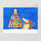 CHRISTMAS TREE Postcard von Nicole Janes Feiertagspostkarte (Vorderseite)