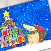 CHRISTMAS TREE Postcard von Nicole Janes Feiertagspostkarte