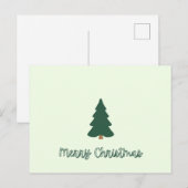 Christmas Tree Postkarte (Vorne/Hinten)