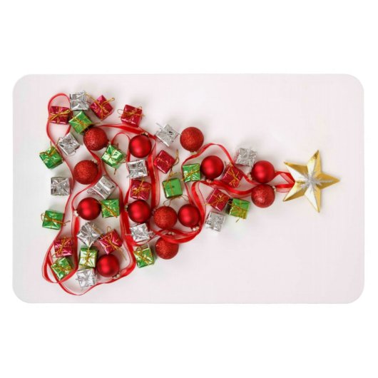 Christmas Tree Premium Flexi Magnet (Horizontal)