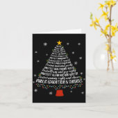 Christmas Tree Protect Human Rights Protect Libert Karte (Gelbe Blume)