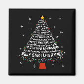 Christmas Tree Protect Human Rights Protect Libert Magnet (Vorne)