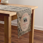 Christmas Tree Ranch Buffalo Burlap Santa Kurzer Tischläufer (Beispiel)