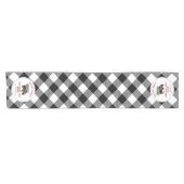 Christmas Tree Ranch Buffalo Kariert Santa Kurzer Tischläufer (Horizontal)