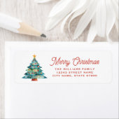 Christmas Tree Return Address Labels (Insitu)