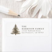 Christmas Tree Return Address Labels (Insitu)