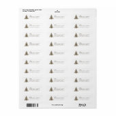 Christmas Tree Return Address Labels (Vorne)