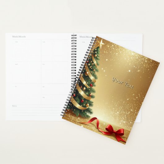 Christmas Tree Ribbons Holiday Planner Planer (Anzeige)