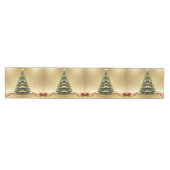Christmas Tree Ribbons Holiday Table Runner Mittelgroßer Tischläufer (Horizontal)