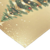 Christmas Tree Ribbons Holiday Table Runner Mittelgroßer Tischläufer (Ecke)