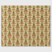 Christmas Tree Ribbons Holiday Wrapping Paper Geschenkpapier (Flach)