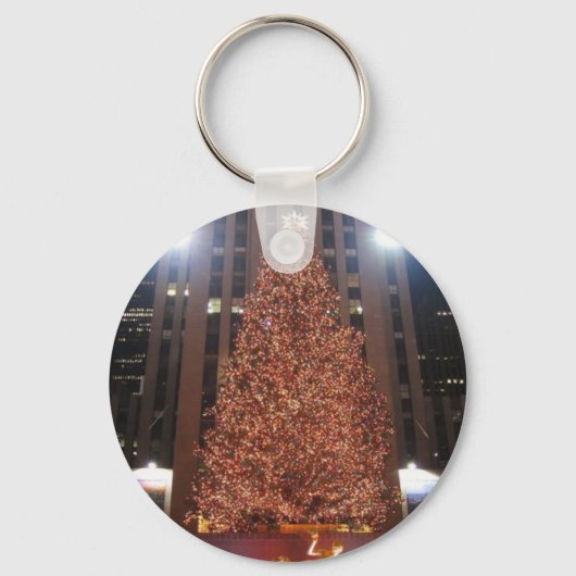 Christmas Tree Rockefeller Center Schlüsselanhänger (Vorderseite)