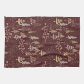 Christmas Tree Scatter Tea Towel Geschirrtuch (Horizontal)