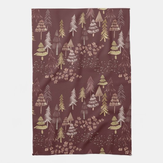 Christmas Tree Scatter Tea Towel Geschirrtuch (Vertikal)