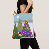 Christmas Tree Scene Tote Tasche (Von Nahem)