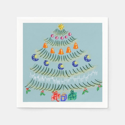 Christmas tree serviette (Vorderseite)