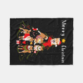 Christmas Tree Shiba Inu Lover Xmas Dog Owner New Fleecedecke (Vorderseite (Horizontal))