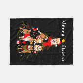 Christmas Tree Shiba Inu Lover Xmas Dog Owner New Fleecedecke (Vorderseite (Horizontal))