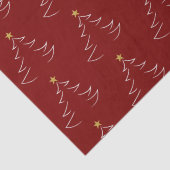 Christmas Tree Silhouette  Seidenpapier (Detail)