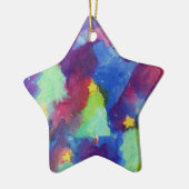 CHRISTMAS TREE Star Keramik Ornament (Links)