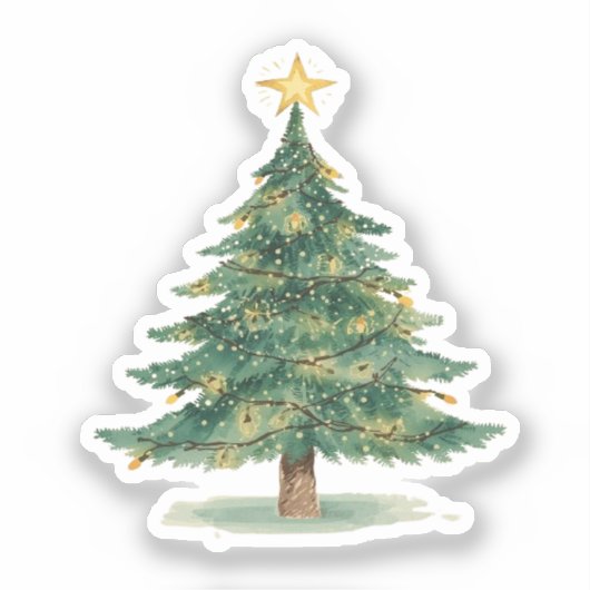 Christmas Tree Sticker (Vorderseite)