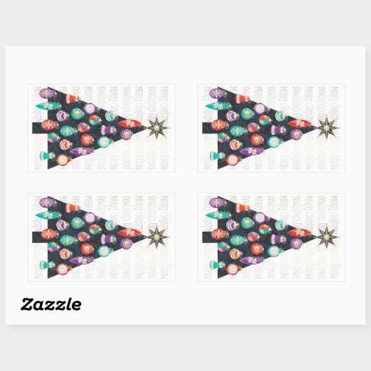 Christmas Tree Stickers (Blatt)