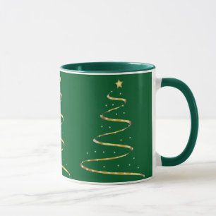 Christmas Tree Swirl Tasse