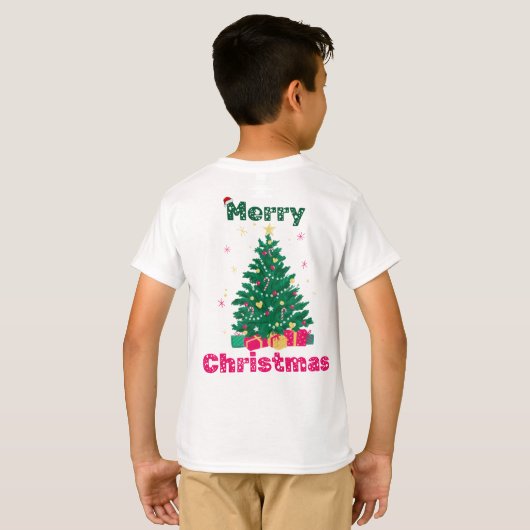 Christmas Tree T-Shirt (Schwarz voll)