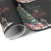 Christmas Tree The Season The Reason Geschenkpapier (Rolleneckpunkt)
