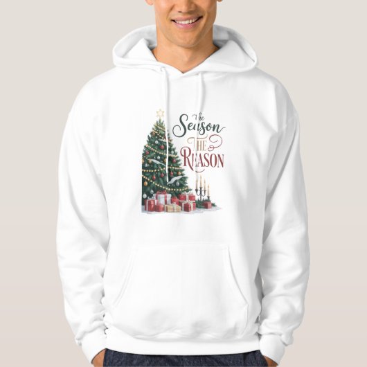 Christmas Tree The Season The Reason Hoodie (Vorderseite)
