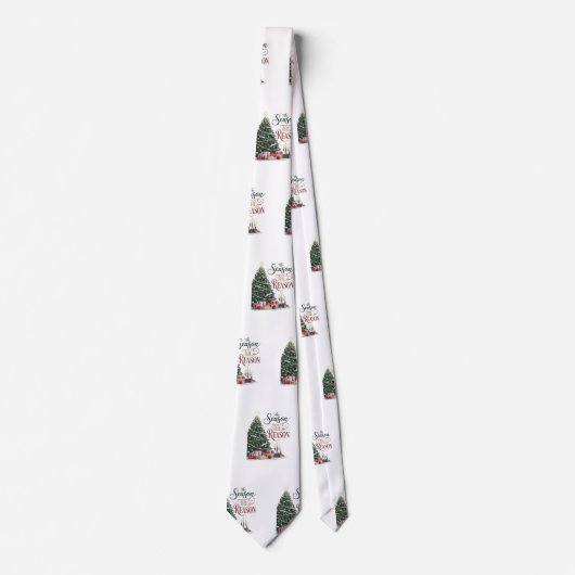 Christmas Tree The Season The Reason Krawatte (Vorderseite)