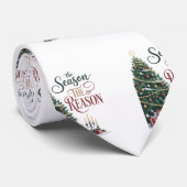 Christmas Tree The Season The Reason Krawatte (Gerollt)