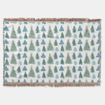 Christmas Tree Throw Blanket