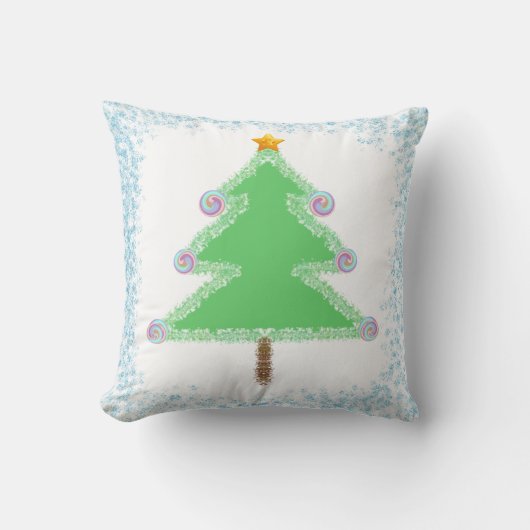 Christmas Tree Throw Cushion Kissen (Vorderseite)