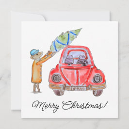 Christmas Tree Time! Feiertagskarte