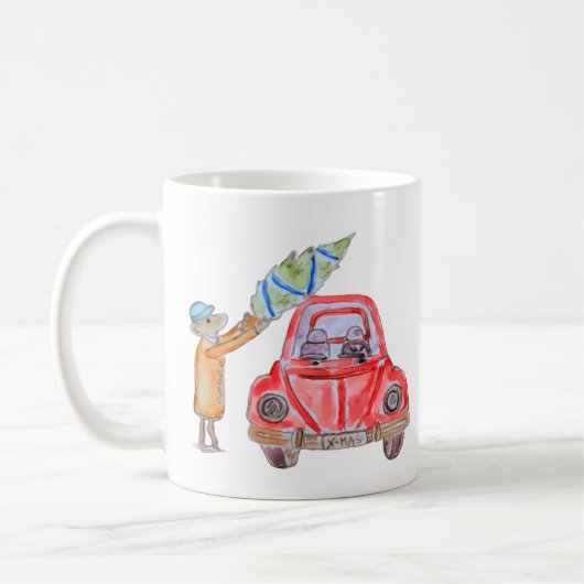 Christmas Tree Time! Kaffeetasse (Links)