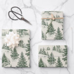 Christmas Tree Toile De Jouy Green Geschenkpapier Set<br><div class="desc">Lassen Sie sich mit diesem Weihnachtsbaumtoile de Jouy grüne Packpapier in zeitloser Eleganz verwöhnen. Ideal,  um den Geschenken eine klassische und festliche Touch zu verleihen,  sie sind ideal für Weihnachtsfeiern,  saisonale Gaben und besondere Urlaubsmomente.</div>