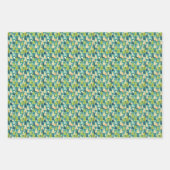 Christmas Tree Trio Geschenkpapier Set (Vorderseite 3)