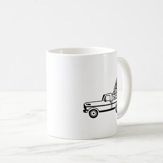 Christmas tree truck kaffeetasse (VorderseiteRechts)