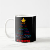 Christmas Tree Tygraphy Babys First Christmas Baby Kaffeetasse (Links)