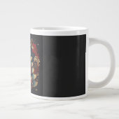 Christmas Tree With Bow And Golden Star Jumbo-Tasse (Rechts)