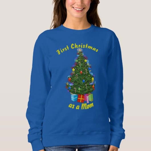 Christmas Tree Womens Sweatshirt (Vorderseite)